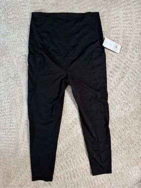 Isabel maternity full panel performance leggings w/ side pockets - size XL - NWT